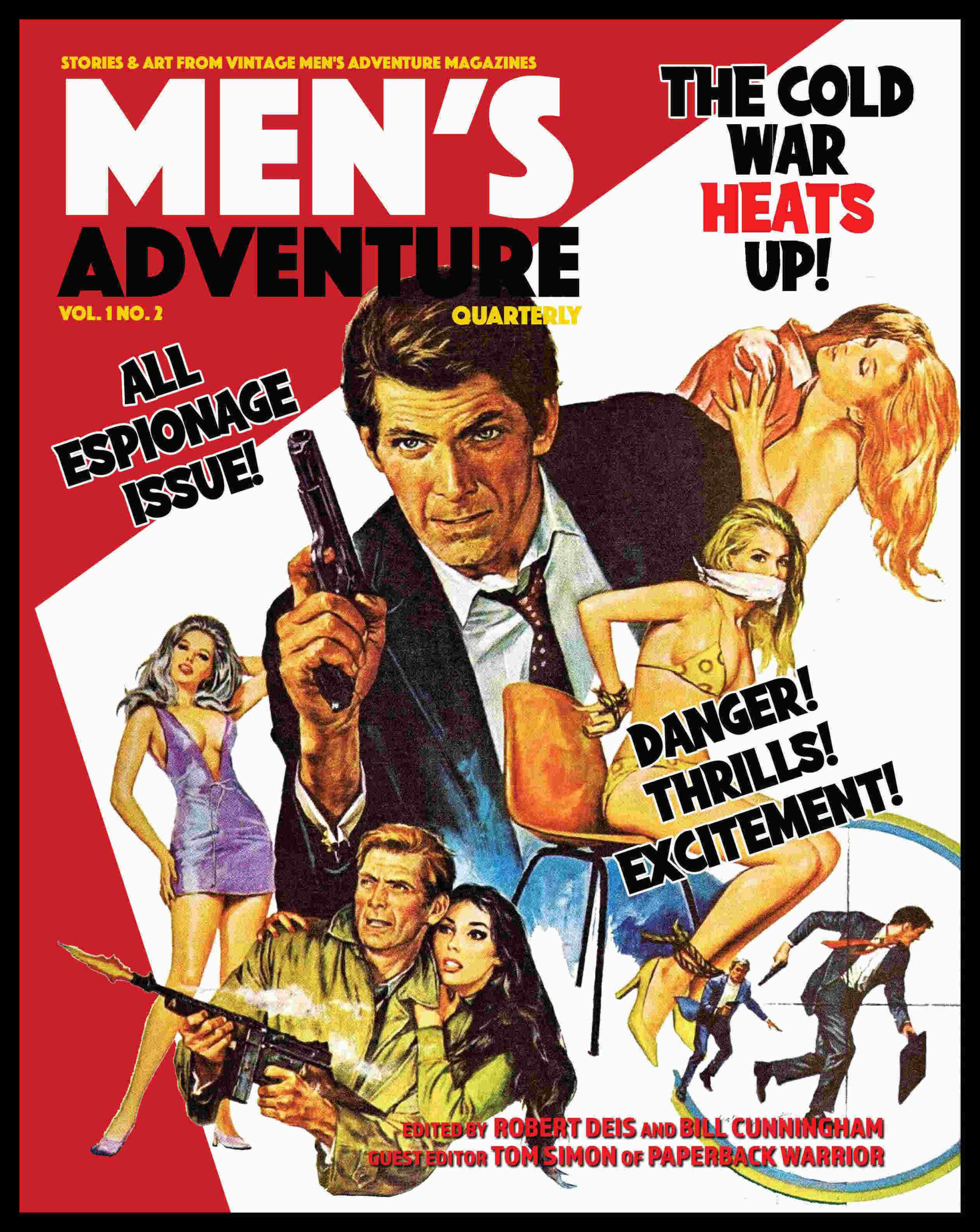 The Men’s Adventure Quarterly Vol 1 No 2 Our Spy Stories And Artwork Issue The Men S