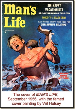 MEN'S LIFE, Sept 1956 - Wil Hulsey cover